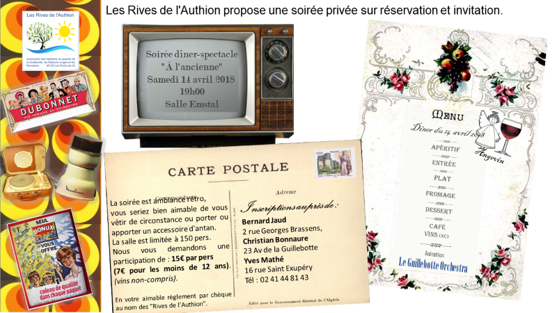 affiche diner spectacle